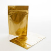 Stand Up Pouches Gold 13x7x20.5cm | 113 grams (100 pieces) [ZBGM3G]