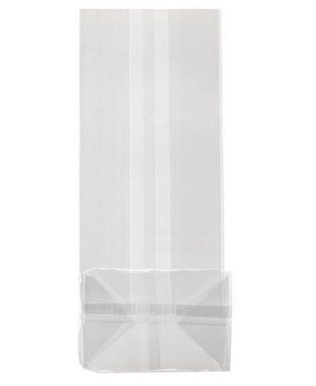 Block Bottom Bags ECO-friendly 5.1x3.8x12.7cm Premium with side gusset (100 pieces) [CFBG3]