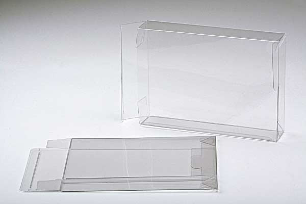 Plastic Gift Boxes 13.7x3.8x18.7cm Crystal Clear with Autolock Bottom (25 pieces) [PLB72]