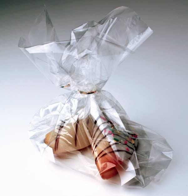 Plastic Bags 17.8x10.2x45.7cm with side gusset (100 pieces) [FDAGB7]