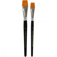 Gold Line Brushes, size 16+20, W: 17+24 mm, 2 pcs [HOB-100268]