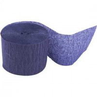 Crepe Paper Streamers, W: 5 cm, L: 20 m, 20 rolls, blue [HOB-20894]