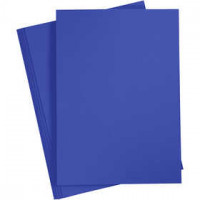 Card, A4 210x297 mm, 180 g, 20 sheets, royal blue [HOB-21121]