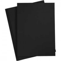 Card, A4 210x297 mm, 180 g, 20 sheets, coal black [HOB-21127]