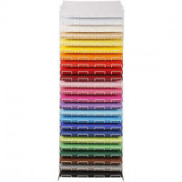 Coloured Card, A2 420x594 mm, H: 1700 mm, 24x100 sheets, asstd. colours [HOB-214183]
