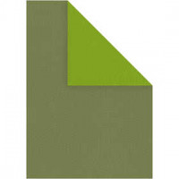 Card, A4 210x297 mm, 250 g, 10 sheets, lime green/dark green [HOB-219007]