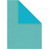 Card, A4 210x297 mm, 250 g, 10 sheets, dark turquoise/light turquoise [HOB-219008]