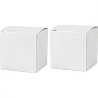 Folding box, size 5.5x5.5 cm, 120 g, 10 pcs, white [HOB-23046]