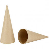 Cone, H: 20 cm, D: 8 cm, 5 pcs [HOB-265061]