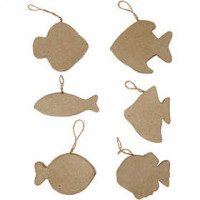 Fish, H: 8 cm, 6 pcs [HOB-267923]