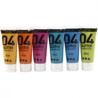 A-Color Acrylic Paint, 6x20 ml, asstd. colours [HOB-32501]