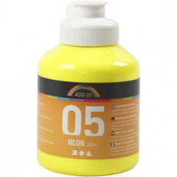 A-Color Acrylic Paint, 500 ml, neon yellow [HOB-32612]