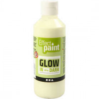 Glow in the Dark Paint, 250 ml, fluorescent yellow [HOB-34932]
