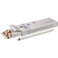 Super Ferby 1 colouring pencils, L: 18 cm, lead: 6.25 mm, 12 pcs, white [HOB-38351]