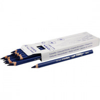 Super Ferby 1 colouring pencils, L: 18 cm, lead: 6.25 mm, 12 pcs, dark blue [HOB-38363]
