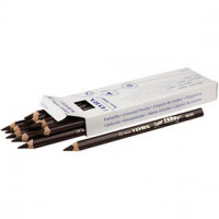 Super Ferby 1 colouring pencils, L: 18 cm, lead: 6.25 mm, 12 pcs, dark brown [HOB-38367]