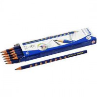Groove Slim Graphite Pencils, lead: 2.8 mm, D: 7.2 mm, 12 pcs [HOB-38510]