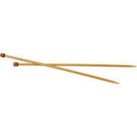 Knitting Needles, size 6.5, L: 35 cm, 1 pair [HOB-42288]