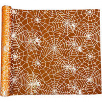 Table Runner, W: 29 cm, L: 3.5 m, 1 roll, orange [HOB-44648]