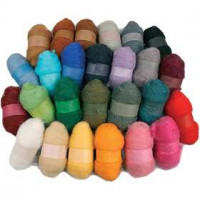 Carded Wool, 26x25 g, asstd colours [HOB-45199]
