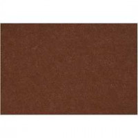 Craft Felt, sheet 42x60 cm, thickness 3 mm, 1 sheet, brown [HOB-45240]