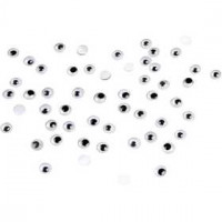 Googly Eyes, D: 7 mm, 1000 pcs [HOB-501071]