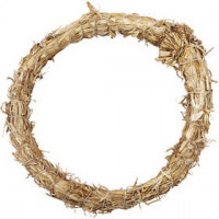Straw Wreath, D: 21 cm, thickness 2 cm, 1 pc [HOB-503800]