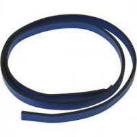 Faux Leather Belt, W: 10 mm, thickness 3 mm, 1 m, blue [HOB-51487]