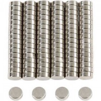 Power Magnets, D: 5 mm, thickness 2 mm, 100 pcs [HOB-51791]