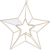 Hanging ornament, size 34x30 cm, 1 pc, brass [HOB-52360]