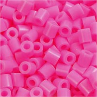 Fuse Beads, size medium mm, size 5x5 mm, 1100 pcs, rose (32222) [HOB-751020]