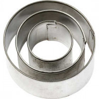 Metal Cutters, largest size 40x40 mm, 3 pcs [HOB-78780]