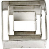 Metal Cutters, largest size 40x40 mm, 3 pcs [HOB-78781]