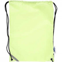 Drawstring bag, size 31x44 cm, 1 pc, fluorescent yellow [HOB-951611]