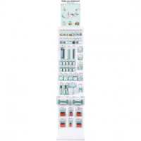 Decoration Display for Jewellery Embossing, H: 1700 mm, W: 400 mm, 133 sales units, asstd. colours [HOB-976803]