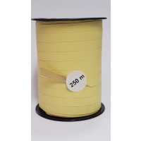 Curling Ribbon Two-tone Cream 10mm x 250 meter (1 roll) [HV-PAP10C]