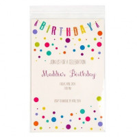 Plastic Bags 14.4x20.8cm Crystal Clear (100 pieces) [B5H8]