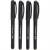 Calligraphy Marker, line width: 1.4+2.5+3.6+4,8 mm, 4 pcs, black [HOB-14197]