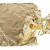 Imitation Metal Leaf, sheet 16x16 cm, 25 sheets, gold [HOB-20481]