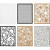 Pad with Cardboard Lace Patterns, A6 104x146 mm, 200 g, 24 pcs, asstd. colours [HOB-21605]