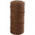 Cotton Twine, L: 100 m, thickness 2 mm, 225 g, brown [HOB-41548]
