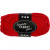 Spaghetti yarn, L: 35 m, 100 g, red [HOB-42404]