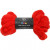 Wool, 21 micron, 100 g, christmas red [HOB-46019]