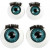 Big Eyes, size 12+17 mm, 100 mixed [HOB-50085]