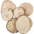 Wooden Discs, D: 4-7 cm, thickness 5 mm, 25 pcs [HOB-502290]