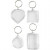 Key Rings, size 40-50 mm, 4 pcs [HOB-512730]