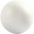 Polystyrene Balls, D: 4 cm, 10 pcs, white [HOB-543021]
