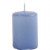 Candles, D: 40 mm, H: 60 mm, 12 pcs, light blue [HOB-596011]