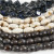 Pottery Beads, L: 12-19 mm, hole size 2 mm, 99 pcs, blue, stone beige, off-white [HOB-699589]