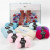 DIY Yarn Kit - Pom-poms for Decoration, 1 set, multi color harmony [HOB-97045]